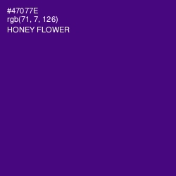 #47077E - Honey Flower Color Image