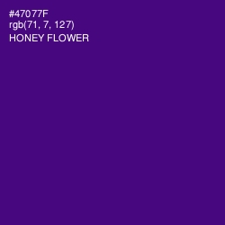 #47077F - Honey Flower Color Image