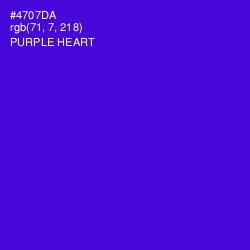 #4707DA - Purple Heart Color Image