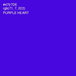 #4707DE - Purple Heart Color Image