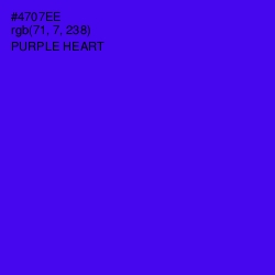 #4707EE - Purple Heart Color Image