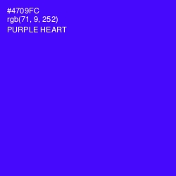 #4709FC - Purple Heart Color Image