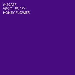 #470A7F - Honey Flower Color Image