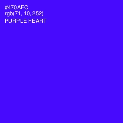 #470AFC - Purple Heart Color Image