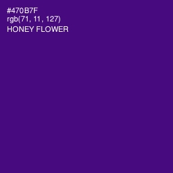 #470B7F - Honey Flower Color Image