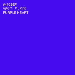 #470BEF - Purple Heart Color Image