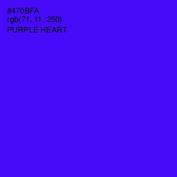 #470BFA - Purple Heart Color Image