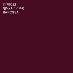 #470C22 - Barossa Color Image