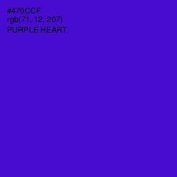 #470CCF - Purple Heart Color Image