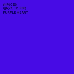 #470CE6 - Purple Heart Color Image