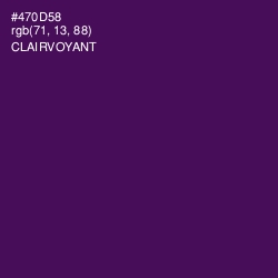 #470D58 - Clairvoyant Color Image