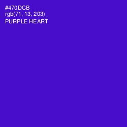 #470DCB - Purple Heart Color Image