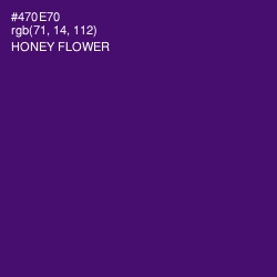 #470E70 - Honey Flower Color Image