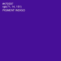 #470E97 - Pigment Indigo Color Image