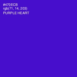 #470ECB - Purple Heart Color Image