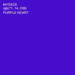 #470ECE - Purple Heart Color Image