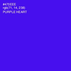 #470EEE - Purple Heart Color Image