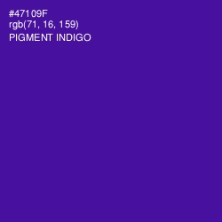 #47109F - Pigment Indigo Color Image