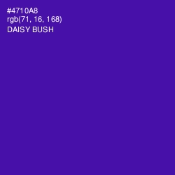 #4710A8 - Daisy Bush Color Image