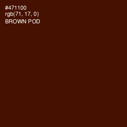 #471100 - Brown Pod Color Image