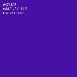 #4711A7 - Daisy Bush Color Image