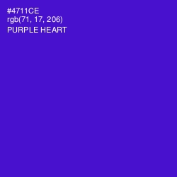 #4711CE - Purple Heart Color Image