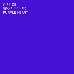 #4711D5 - Purple Heart Color Image