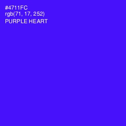 #4711FC - Purple Heart Color Image