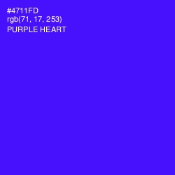 #4711FD - Purple Heart Color Image