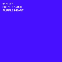 #4711FF - Purple Heart Color Image