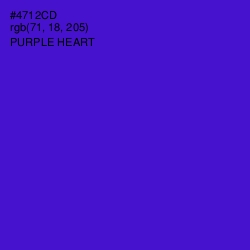 #4712CD - Purple Heart Color Image