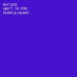 #4712CE - Purple Heart Color Image