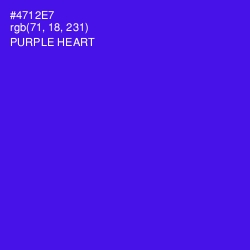 #4712E7 - Purple Heart Color Image