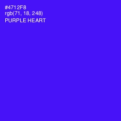 #4712F8 - Purple Heart Color Image