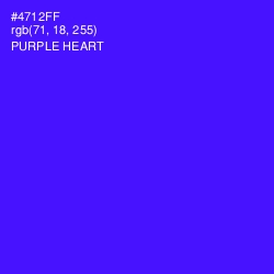 #4712FF - Purple Heart Color Image