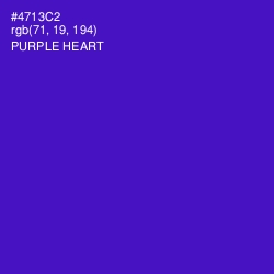 #4713C2 - Purple Heart Color Image