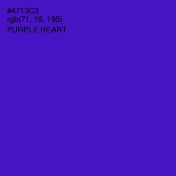 #4713C3 - Purple Heart Color Image