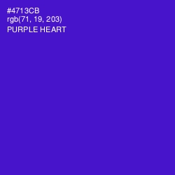 #4713CB - Purple Heart Color Image