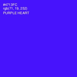 #4713FC - Purple Heart Color Image