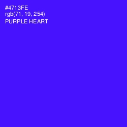 #4713FE - Purple Heart Color Image