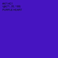 #4714C1 - Purple Heart Color Image