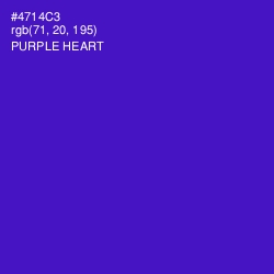 #4714C3 - Purple Heart Color Image