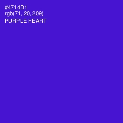 #4714D1 - Purple Heart Color Image