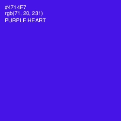 #4714E7 - Purple Heart Color Image