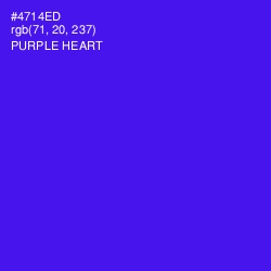 #4714ED - Purple Heart Color Image