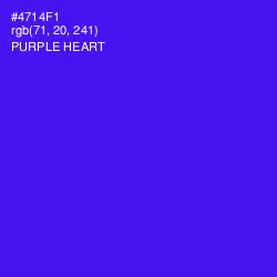 #4714F1 - Purple Heart Color Image