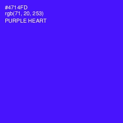 #4714FD - Purple Heart Color Image