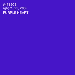 #4715C8 - Purple Heart Color Image