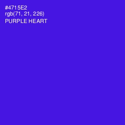 #4715E2 - Purple Heart Color Image