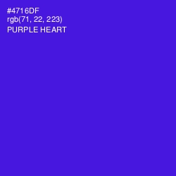 #4716DF - Purple Heart Color Image